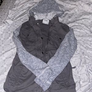 Grey Zip Up Hoodie/Jacket
